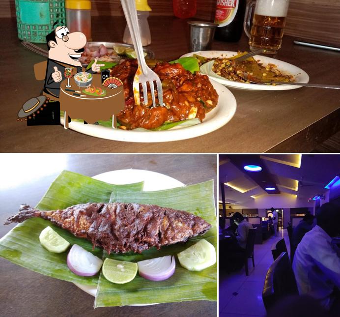 Mourya Bar & Restaurant is distinguished by food and bar counter