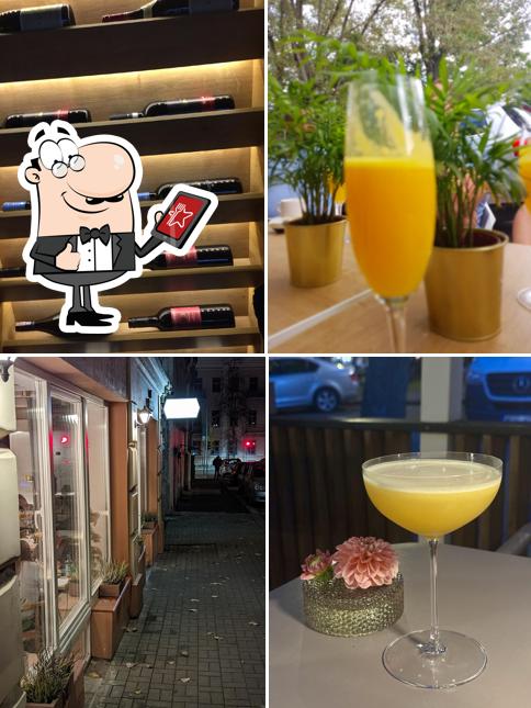 La extérieur et nourriture du restaurant