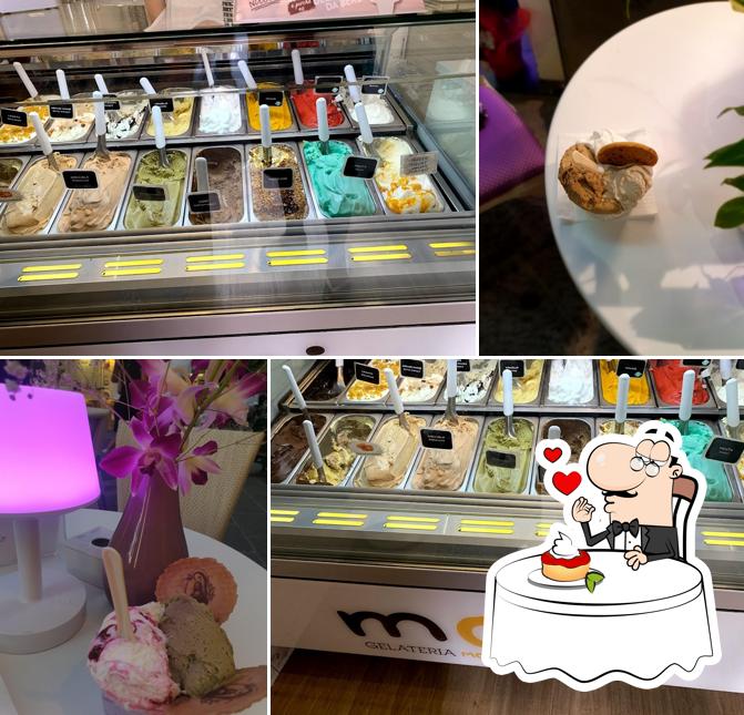 Momi monnalia serve un'ampia gamma di dolci