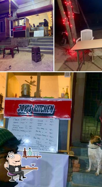 The interior of joy's kitchen