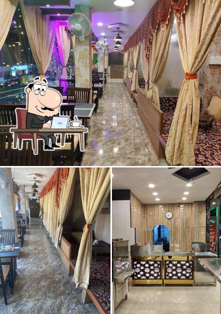 The interior of Shahi Rasoi Multi Cuisine Family Restaurant