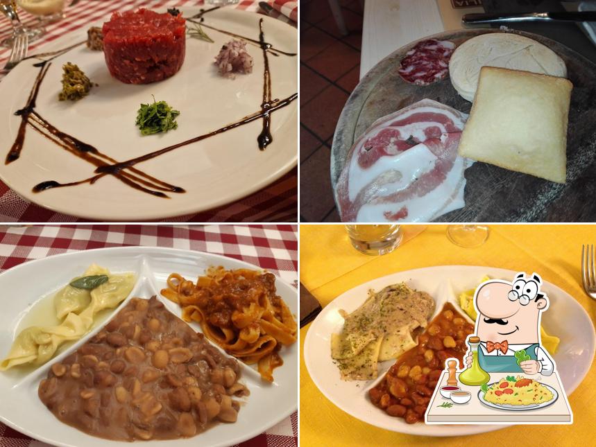 Platti al Trattoria Dolce Emilia
