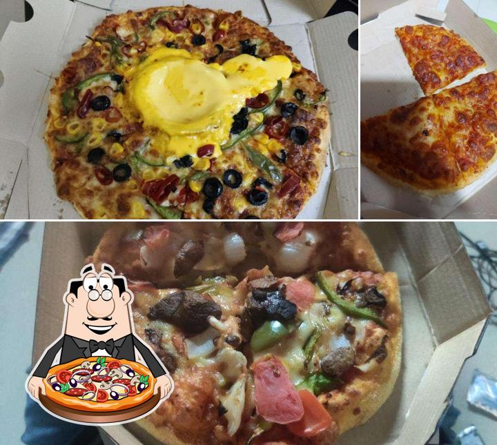 At Domino's Pizza Kanjurmarg, Mumbai, you can get pizza