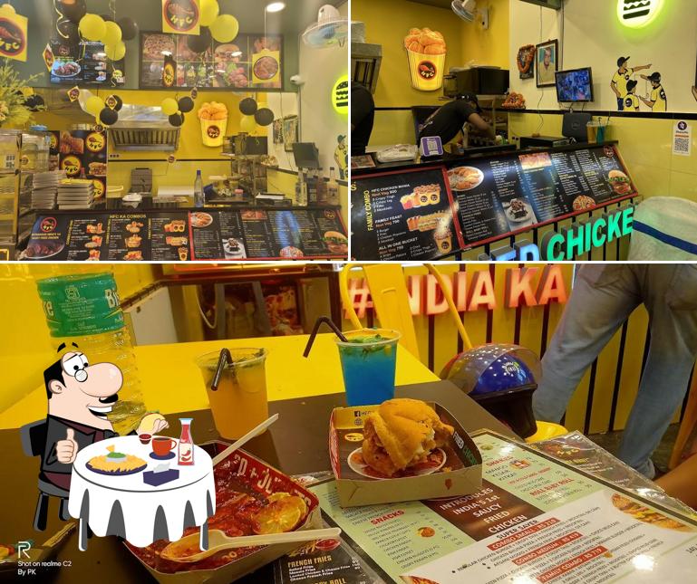 Try out a burger at HFC