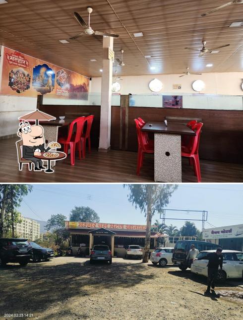 Enjoy the view at the outside area of Hotel Malhar Chul Mutton Khanawal