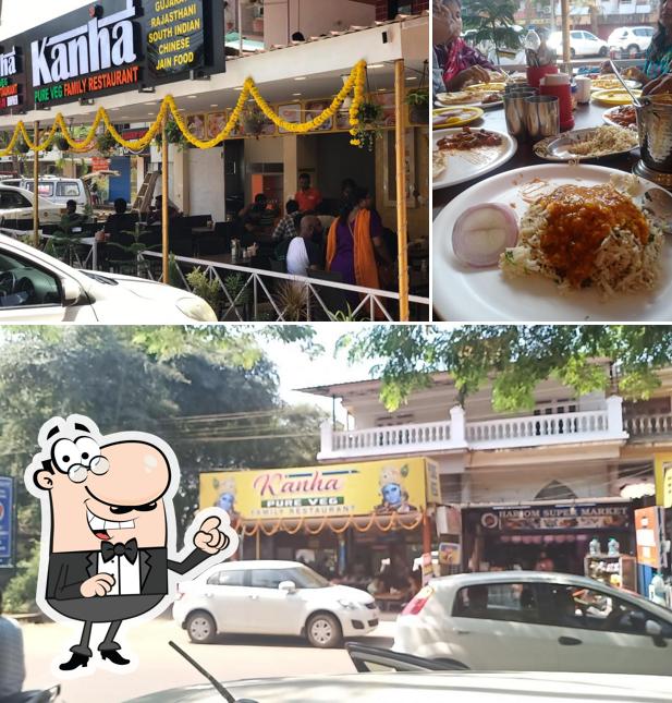 The exterior of KANHA PURE VEG FAMILY RESTAURANT