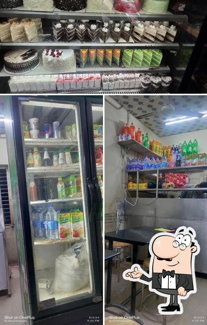 The interior of Rajan Bakery