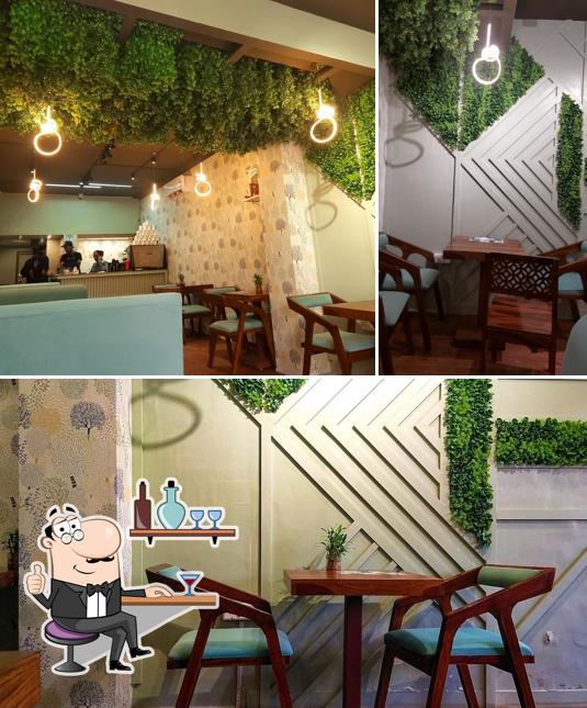 The interior of COFFEA JAIPUR-Mansarovar