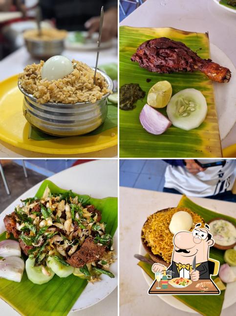 Food at Harsha biriyani café (HBC, mandya)