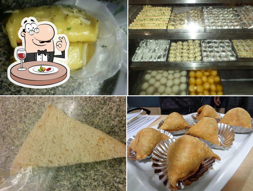 Food at Maddi Sweets and bakery