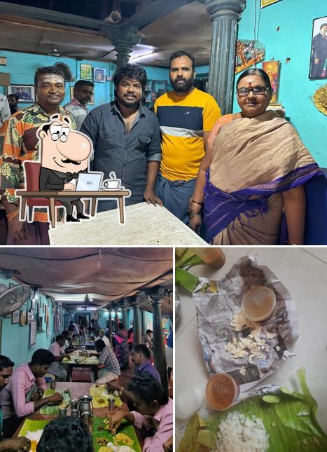 Among different things one can find interior and food at Mami Mess (Iyer Mess)