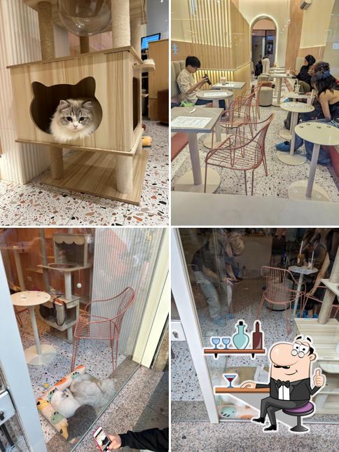 Gli interni di Nekoffee 喵茶