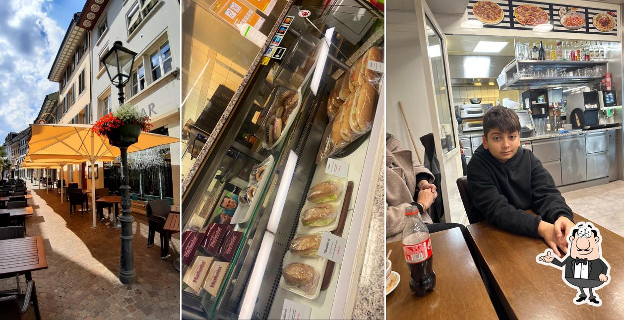 Gli interni di Rail-Bistro