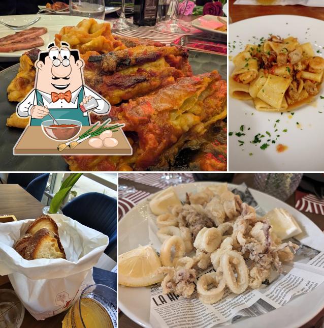 Ravioli al Ristorante Mandolino