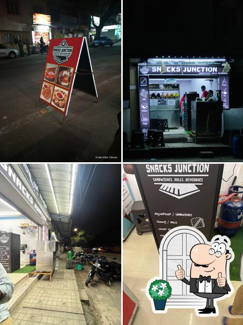 The exterior of Snacks Junction