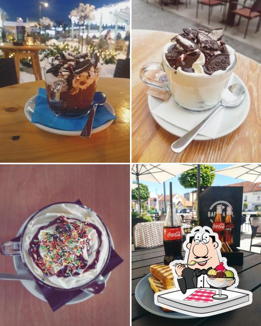 BAR Kavala ŽALEC serve un'ampia varietà di dolci