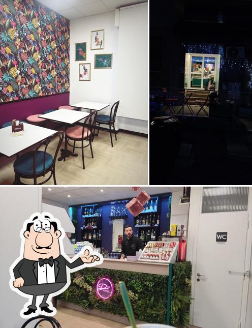 Dai un'occhiata agli interni di Dama Cafè Bar di quartiere