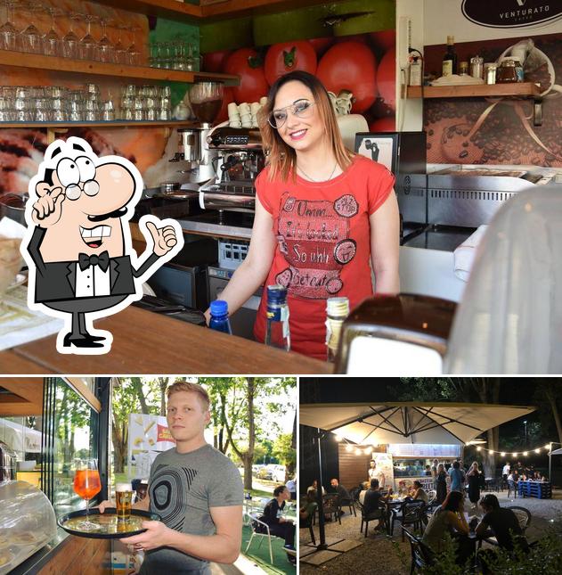 Gli interni di Qubo Street Food