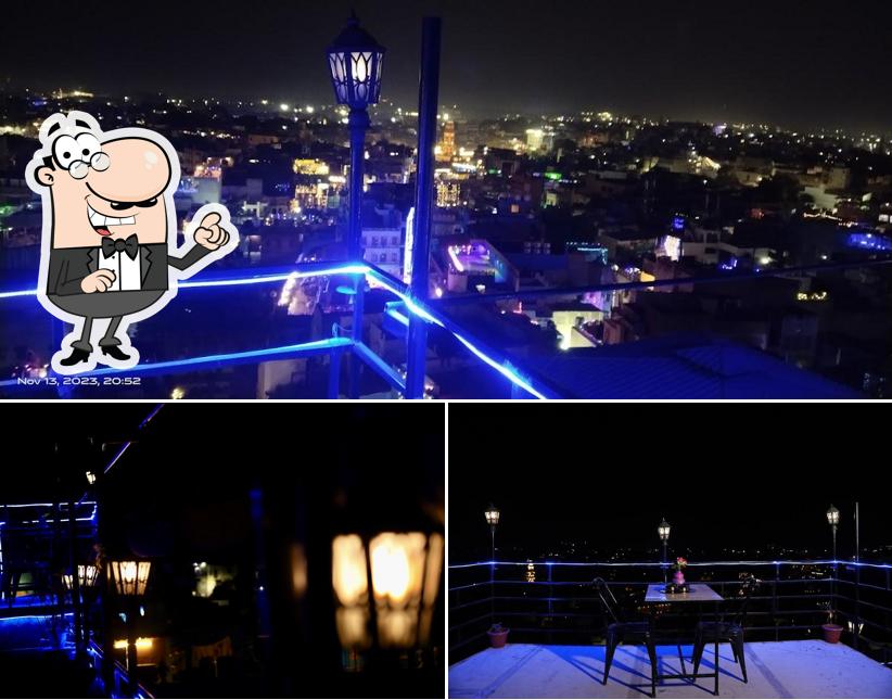 Enjoy the view at the outside area of MOON NIGHT GUEST HOUSE & ROOFTOP RESTAURANT