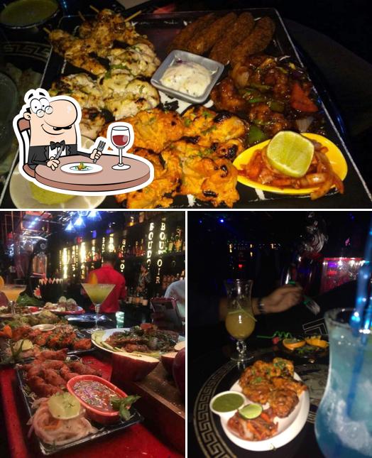 Food at Club Boudoir