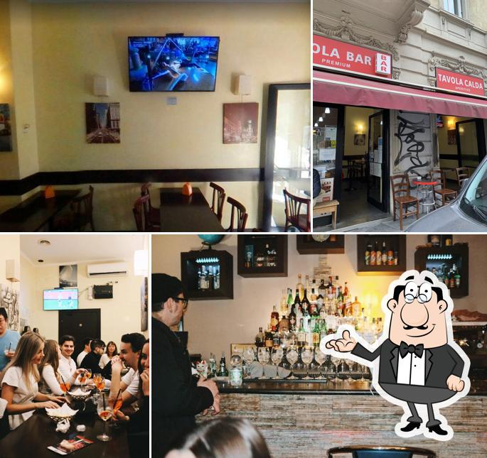 Gli interni di Isola cafè