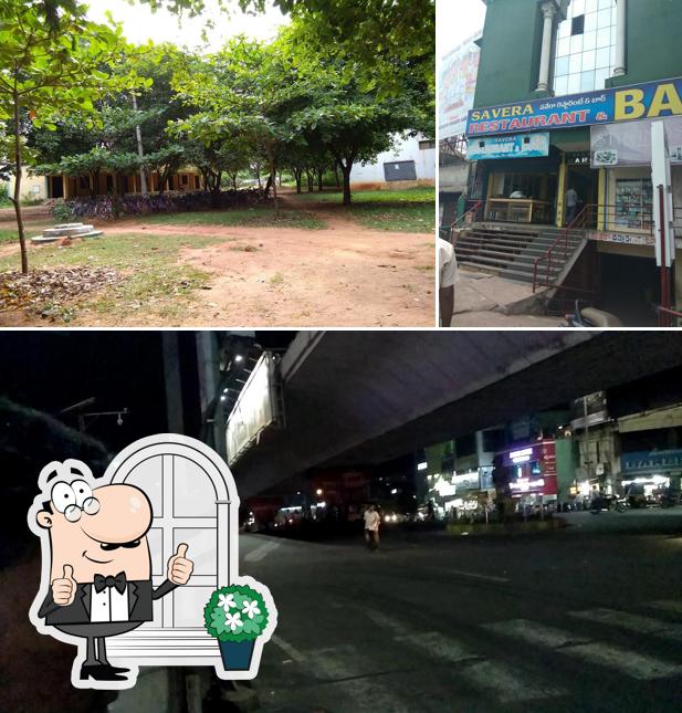 The exterior of Savera Restaurant And Bar