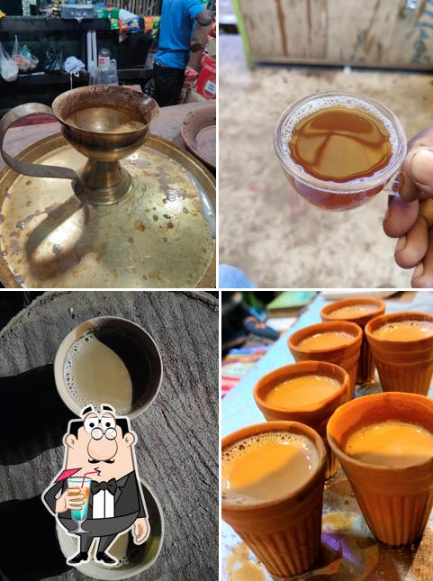 The restaurant's drink and food