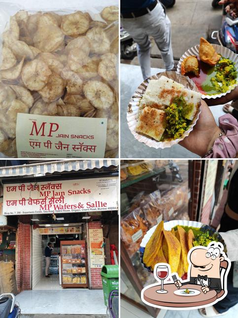 Food at MP Jain Snacks. MP Wafers & Sallie