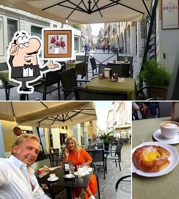 Guarda la immagine che mostra la interni e tavolo da pranzo di Pasticceria "Breda"