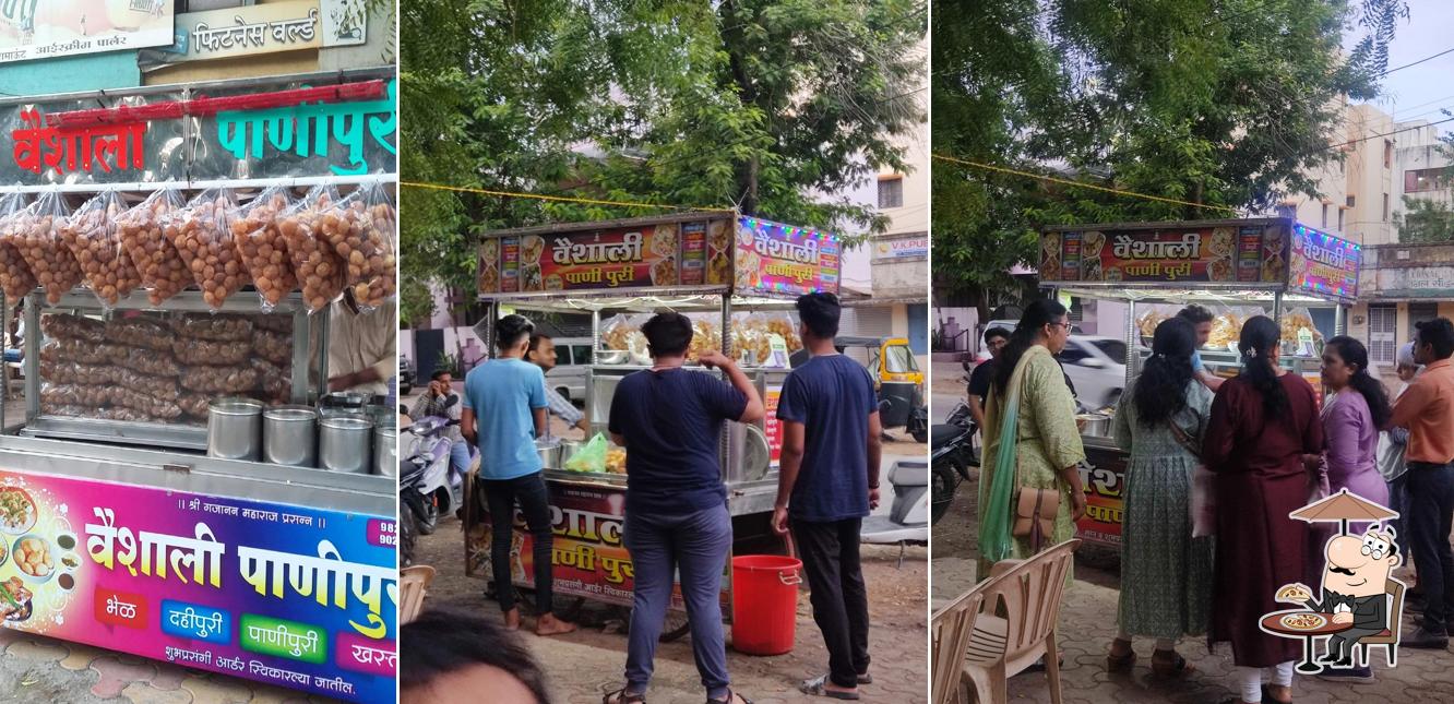 The exterior of Vaishali Pani Puri Center