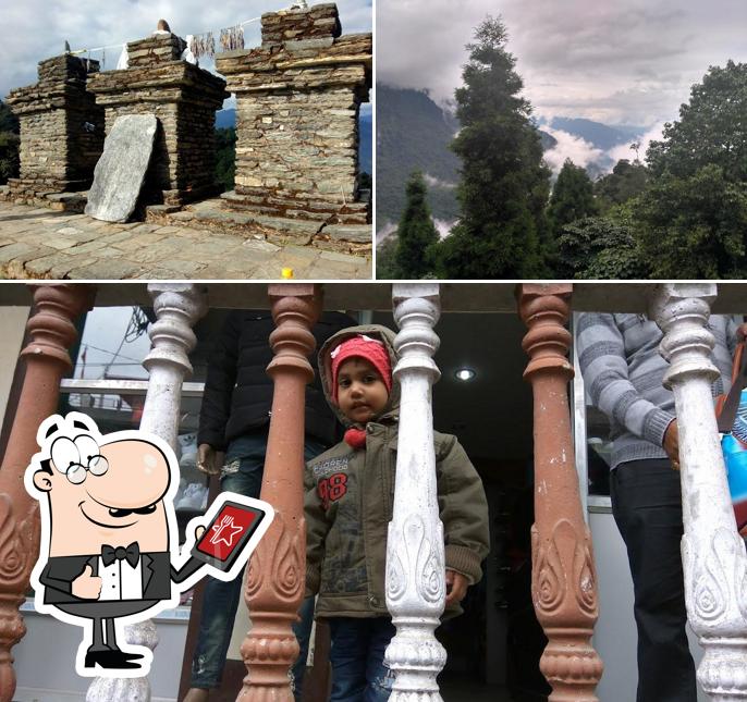 You can get some fresh air at the outside area of Taste Of Sikkim