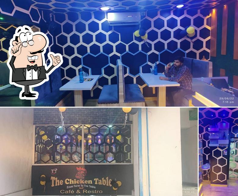 The interior of The Chicken Table - Best Veg - Non Veg Restaurant For Couple and Family Birthday Party Dine in Ranchi