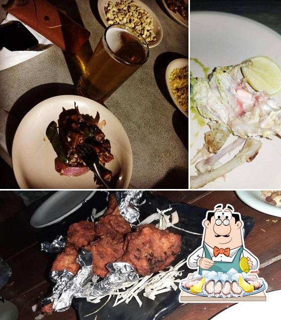 Kinara Dhaba offers a selection of seafood items