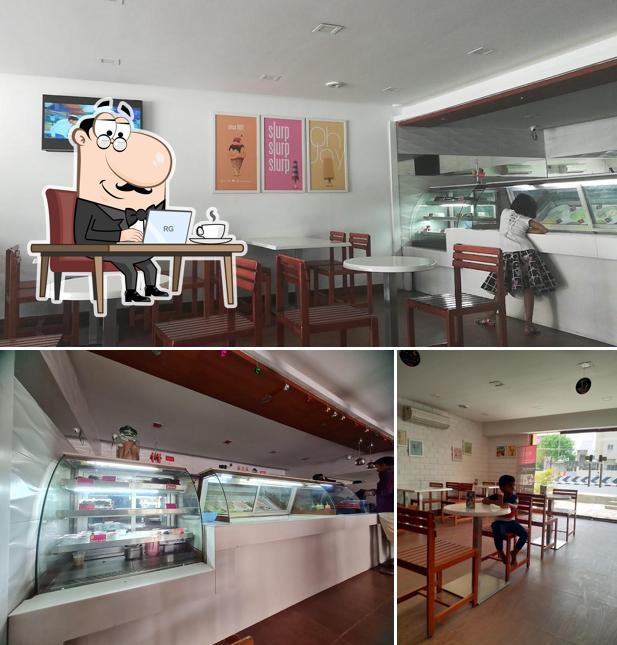 The interior of Boomerang