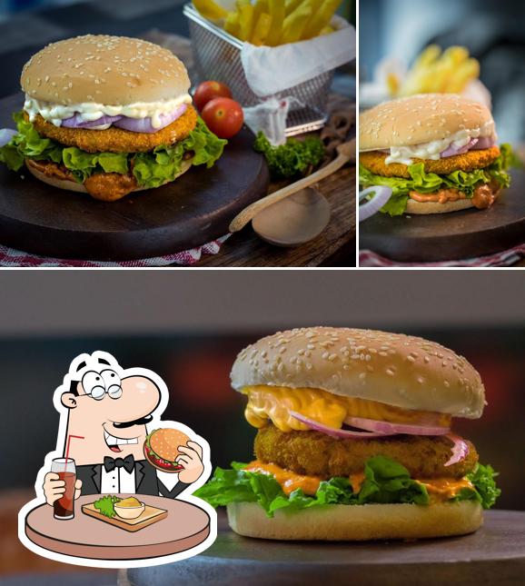 Order a burger at Burger Singh
