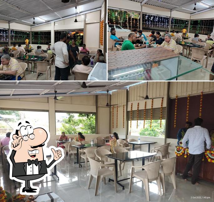 The interior of Hotel Gurukrupa