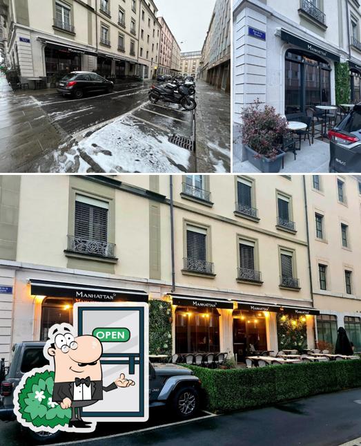 Gli esterni di Manhattan Café