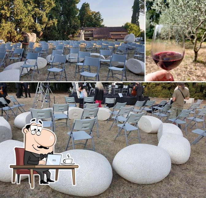 La immagine della interni e vino di Bar Forma viva