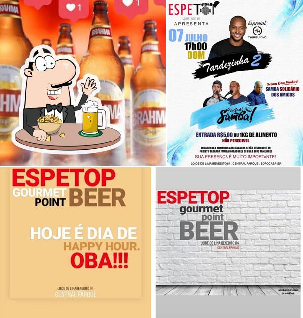 Você pode tomar um copo de cerveja leve ou escura