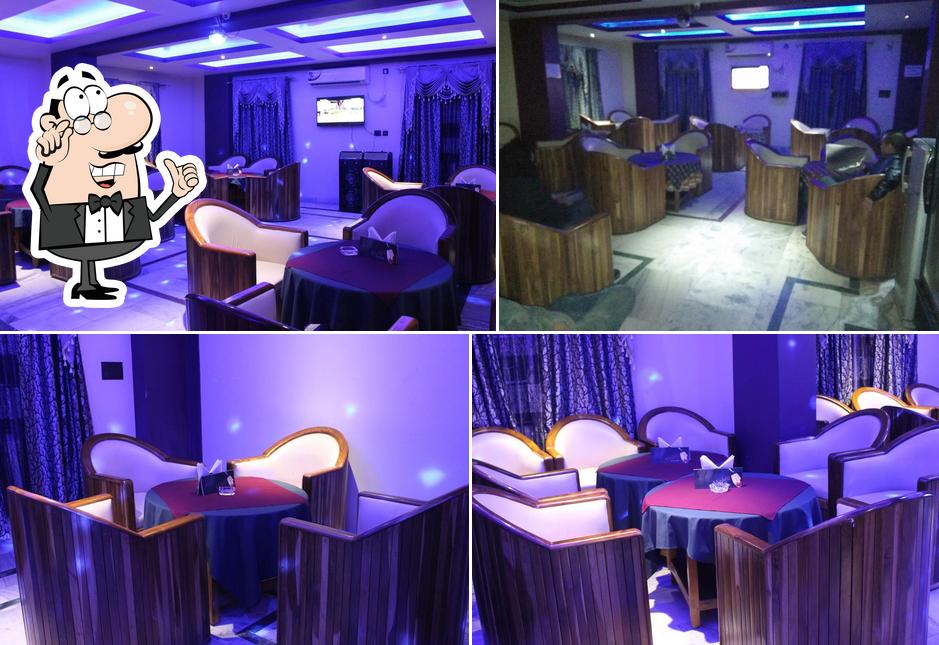 The interior of Mehfil Bar