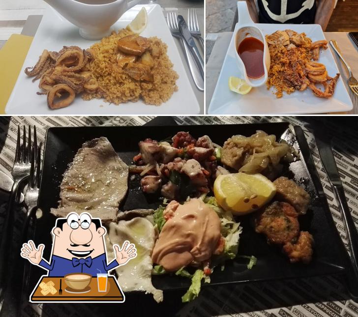 Platti al Trattoria La Lampara