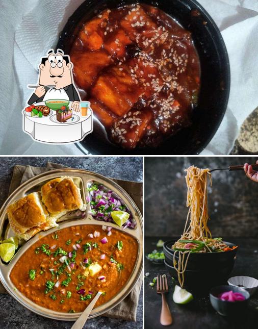 Hot and sour soup at Amber Pure Veg Kitchen