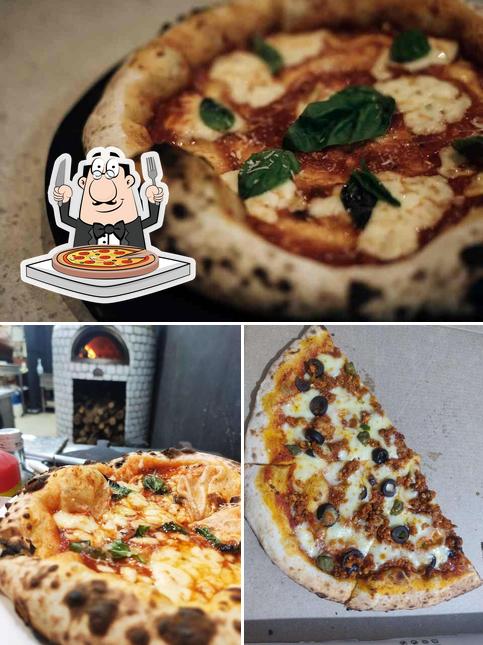 Order pizza at Brick & Clay
