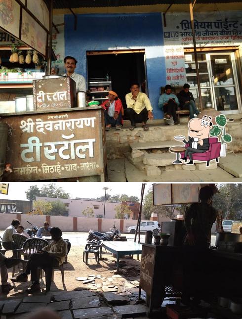 The interior of Chouhan restaurant mandal