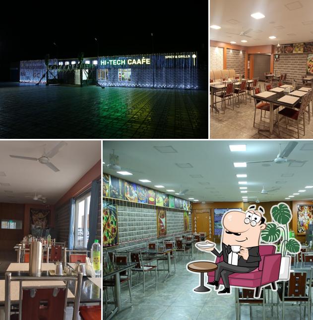 The interior of Hitech Caafe