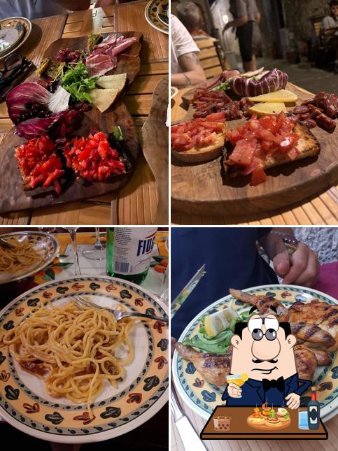 Bruschette al Ristorante La Taverna del Castello Hostaria Fiuggi