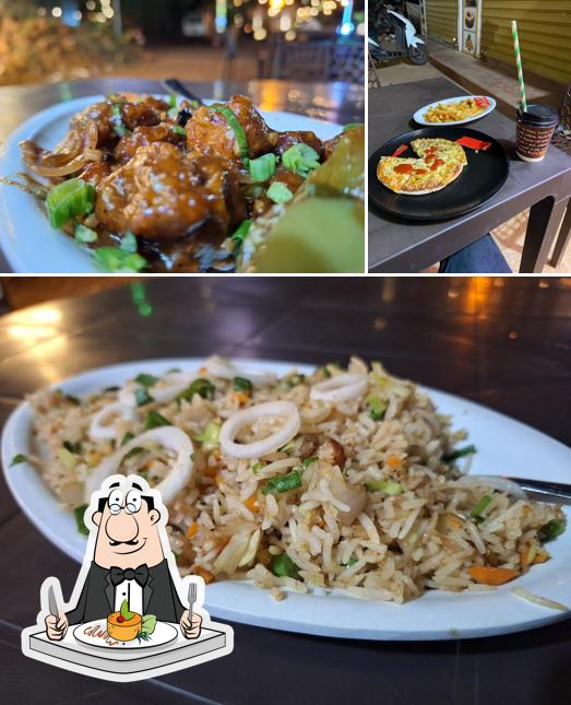 Food at Tasty treat arambol