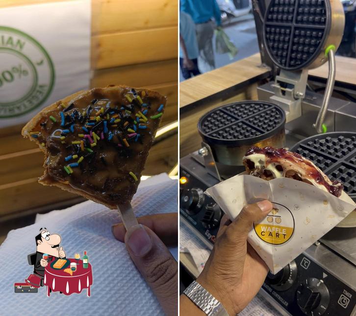 Waffles at Waffle cart Madurai west tower