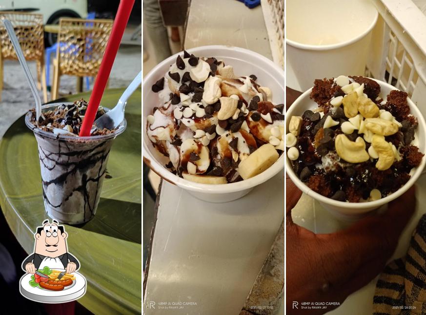 Food at Lassi shop,Gooty