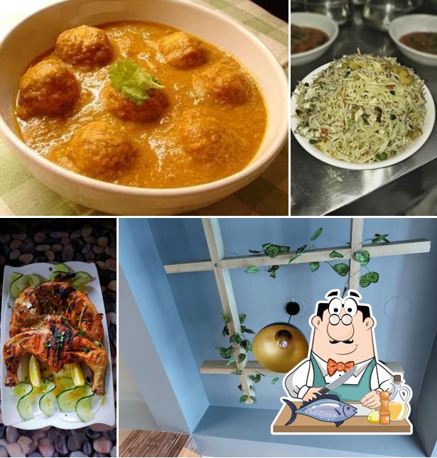 Grilled salmon at Cilantro Multicuisine Restaurant